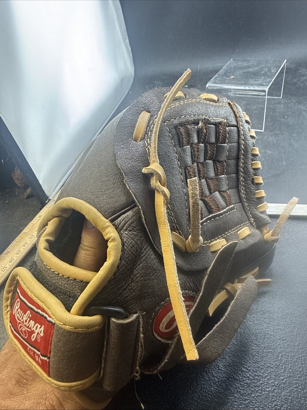 Rawlings Baseball Glove Youth H100BRC 10 inch Highlight Series Brown Leather RHT